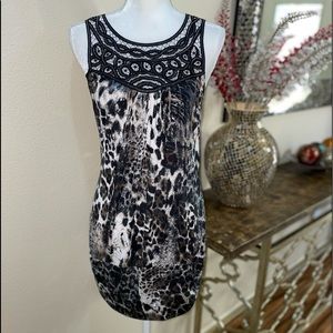 Studio Y sleeves animal print long top